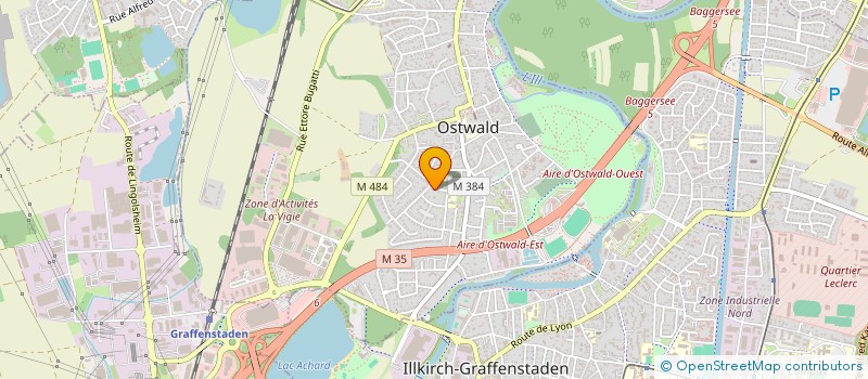 localisation de l'entreprise MADAME AURELIE WOOCK  OSTWALD