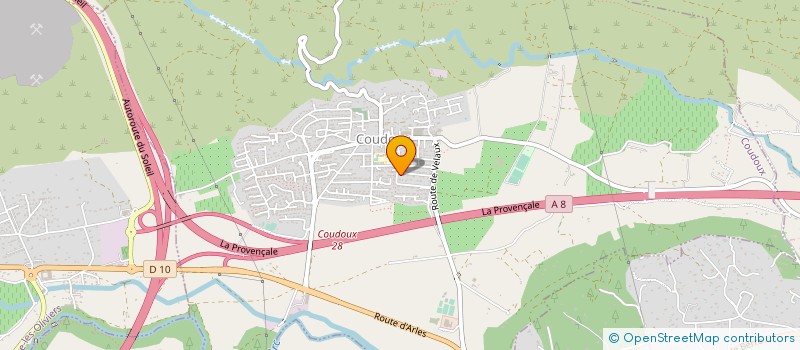 localisation de l'entreprise MADAME AURELIE WOZNIAK  COUDOUX