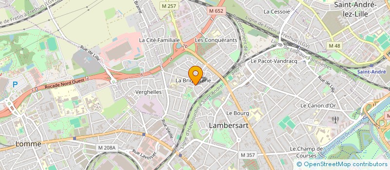 localisation de l'entreprise MADAME AURELIE WUCHER à LAMBERSART