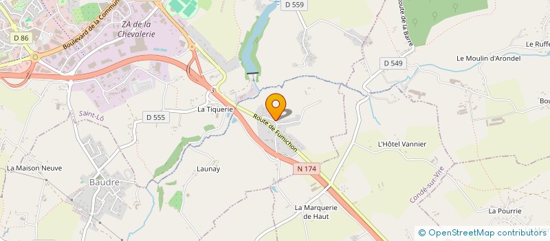 localisation de l'entreprise MADAME AURELIE YONNET  BAUDRE