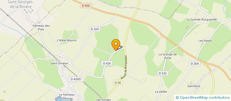 localisation de l'entreprise MADAME AURELIE YVONNE AUDE HIMEN  BRICQUEBEC-EN-COTENTIN