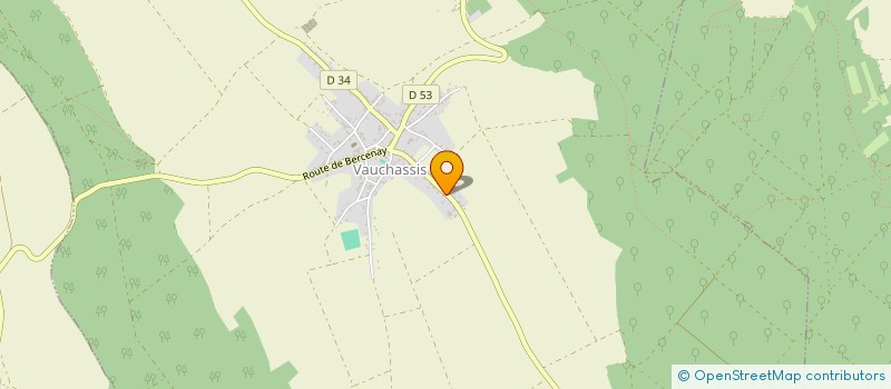 localisation de l'entreprise MADAME AURELIE ZEYSSOLFF  VAUCHASSIS