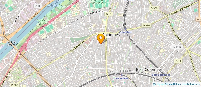 localisation de l'entreprise MADAME AURELIE ZMIEFF à COLOMBES