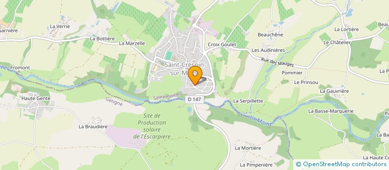 localisation de l'entreprise MADAME AURELIEN SEGUINEAU  SEVREMOINE