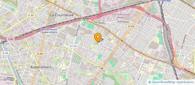 localisation de l'entreprise MADAME AURELINE ALBERTO  AUBERVILLIERS