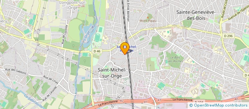 localisation de l'entreprise MADAME AURELINE DURET  SAINT-MICHEL-SUR-ORGE