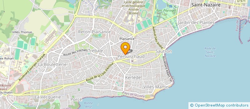 localisation de l'entreprise MADAME AURELINE MANAC'H  SAINT-NAZAIRE