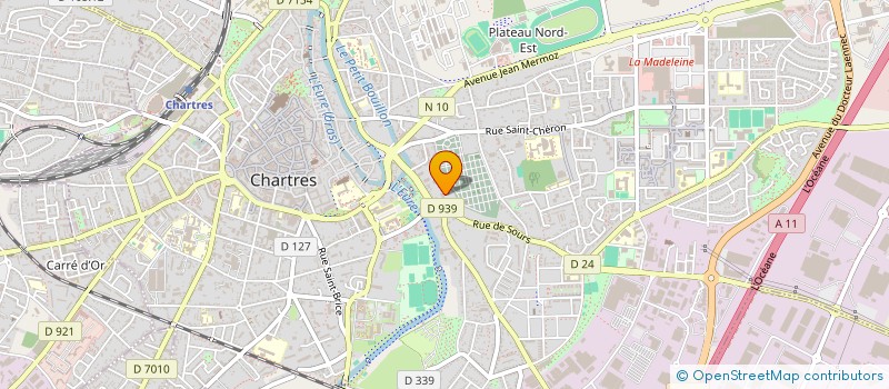 localisation de l'entreprise MADAME AURELINE MORICE à CHARTRES