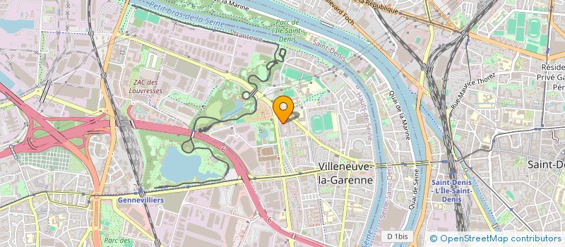 localisation de l'entreprise MADAME AURELLE HOUNKANRIN  VILLENEUVE-LA-GARENNE