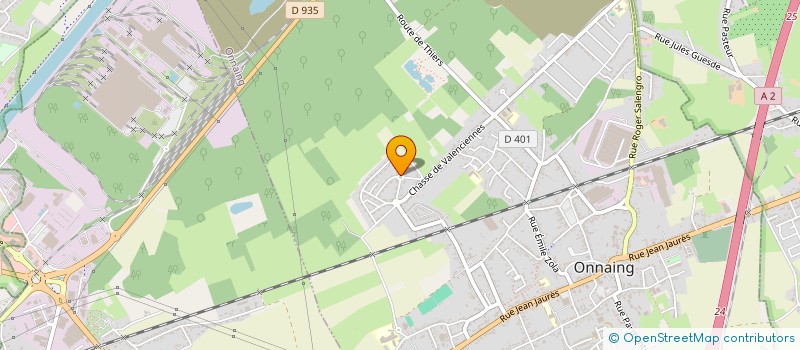 localisation de l'entreprise MADAME AURELY DAMIANI  ONNAING