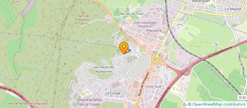 localisation de l'entreprise MADAME AURIANA FRONTEAU à NARBONNE