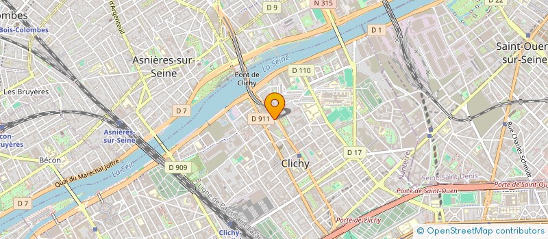 localisation de l'entreprise MADAME AURIANA MOURA à CLICHY