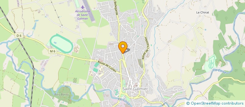 localisation de l'entreprise MADAME AURIANE AGERON  SAINT-GALMIER