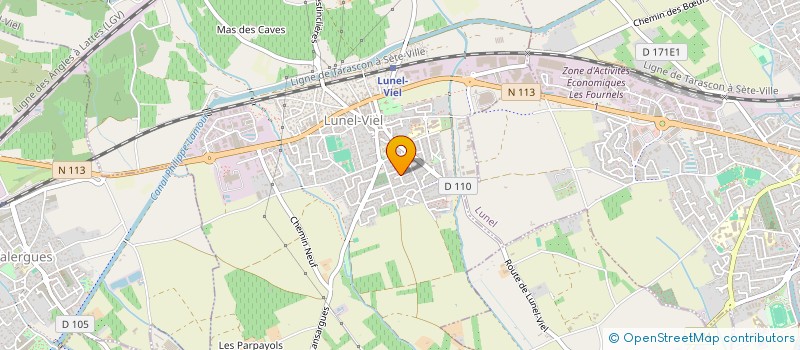 localisation de l'entreprise MADAME AURIANE BOISSIER  LUNEL-VIEL