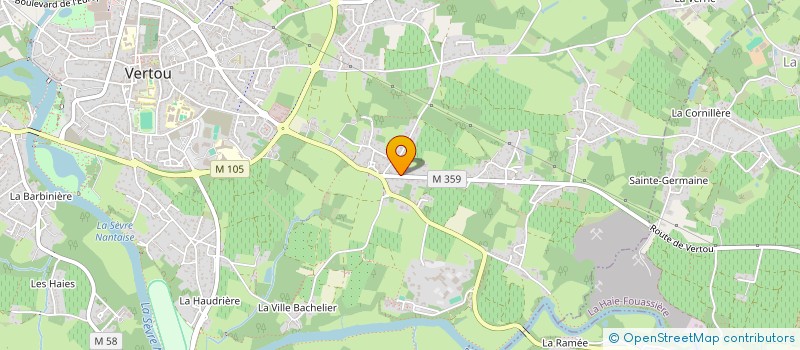 localisation de l'entreprise MADAME AURIANE BONNET  VERTOU