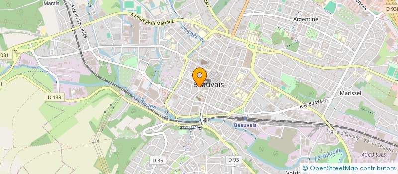 localisation de l'entreprise MADAME AURIANE BOYER  BEAUVAIS