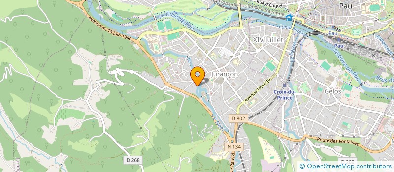 localisation de l'entreprise MADAME AURIANE CALESTREME  JURANCON