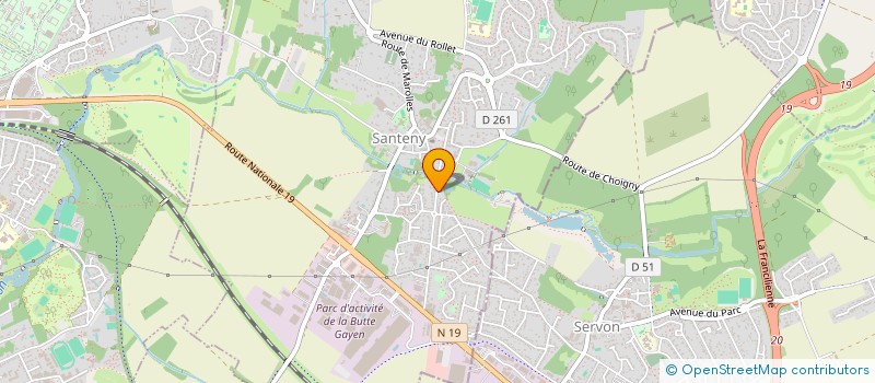 localisation de l'entreprise MADAME AURIANE DELAUNAY  SANTENY