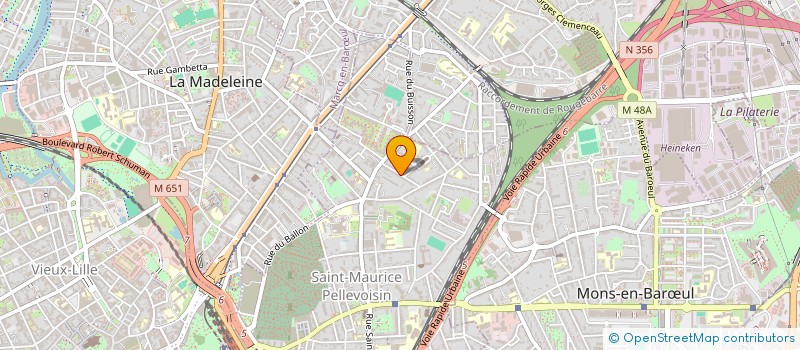 localisation de l'entreprise MADAME AURIANE DERAM à LILLE