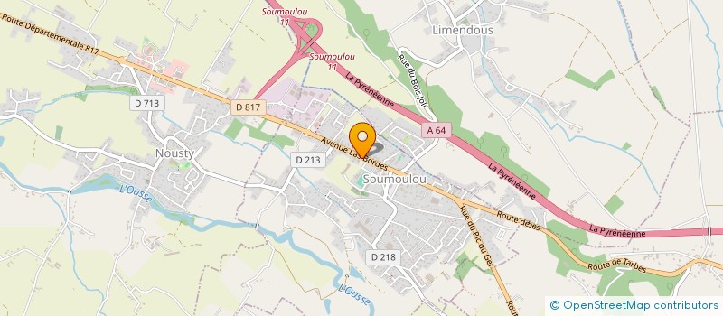 localisation de l'entreprise MADAME AURIANE DESPERES  MIOSSENS-LANUSSE