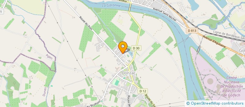 localisation de l'entreprise MADAME AURIANE DUCHEMIN  DONZAC