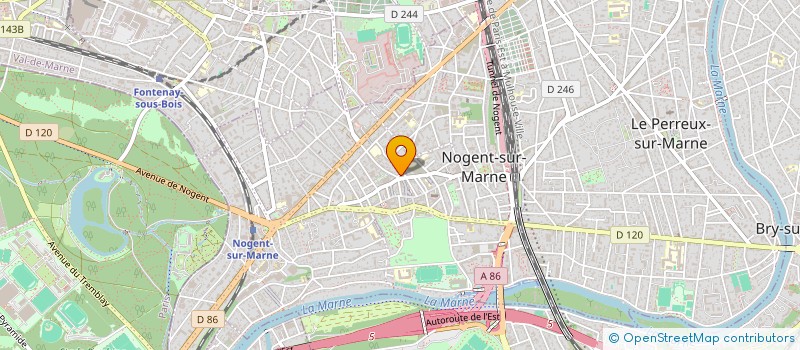 localisation de l'entreprise MADAME AURIANE GENEVRIER  NOGENT-SUR-MARNE