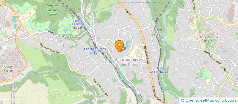 localisation de l'entreprise MADAME AURIANE HOUAREAU à CHARBONNIERES-LES-BAINS