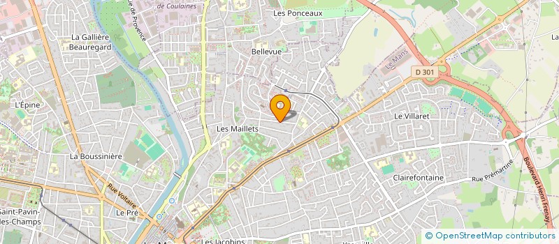 localisation de l'entreprise MADAME AURIANE LAENGER à LE MANS