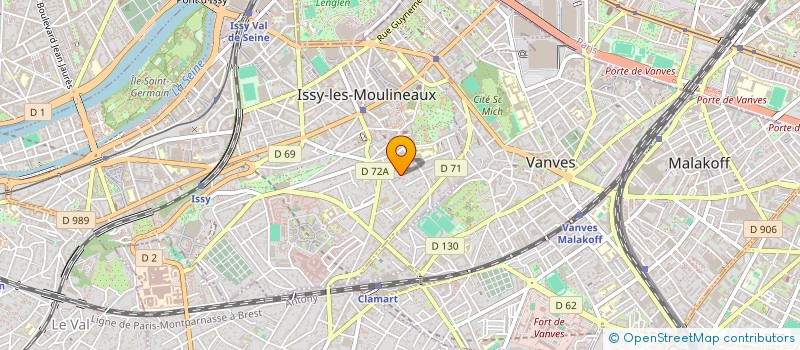 localisation de l'entreprise MADAME AURIANE LAMY à ISSY-LES-MOULINEAUX