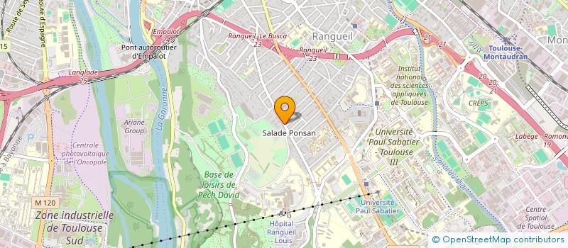 localisation de l'entreprise MADAME AURIANE LE FRENE à TOULOUSE
