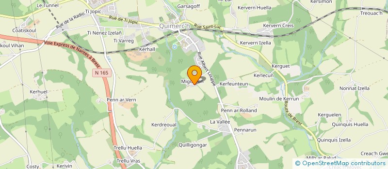 localisation de l'entreprise MADAME AURIANE LE NOUY  PONT-DE-BUIS-LES-QUIMERCH