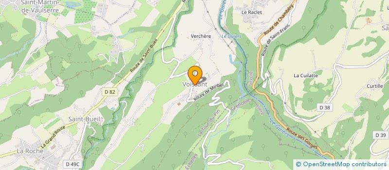 localisation de l'entreprise MADAME AURIANE LORPHELIN à VOISSANT