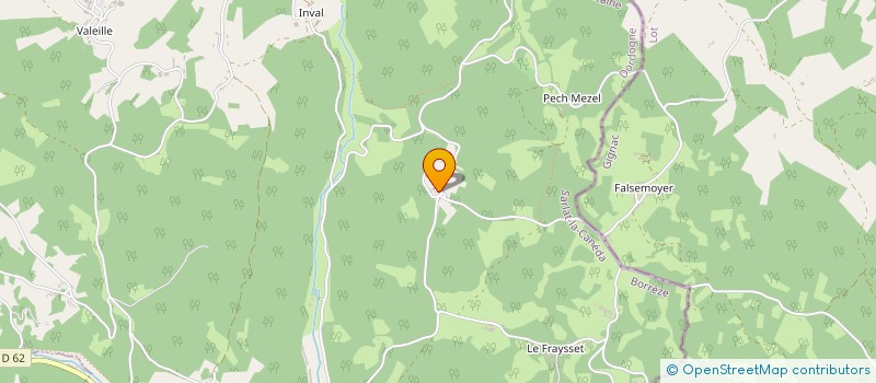 localisation de l'entreprise MADAME AURIANE PELLERIN  BORREZE