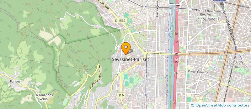 localisation de l'entreprise MADAME AURIANE PELLICIER AURIANE  GRENOBLE