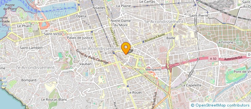 localisation de l'entreprise MADAME AURIANE SOREL à MARSEILLE