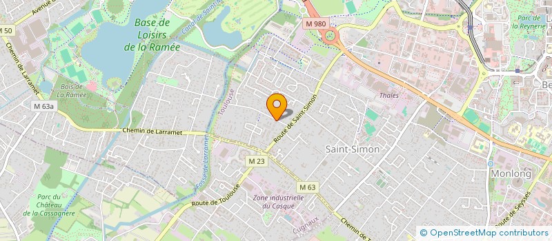 localisation de l'entreprise MADAME AURIANE THIBAUT à TOULOUSE