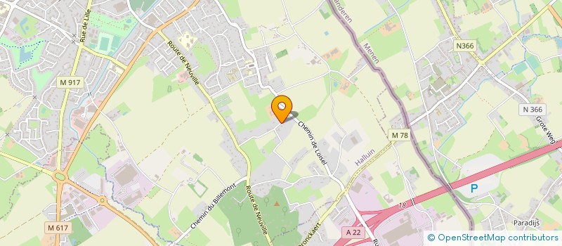 localisation de l'entreprise MADAME AURIANE UYTTERHAEGEN  HALLUIN