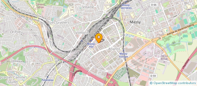 localisation de l'entreprise MADAME AURIANE VIRE  MASSY