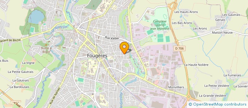 localisation de l'entreprise MADAME AURIANNA PLOU  FOUGERES