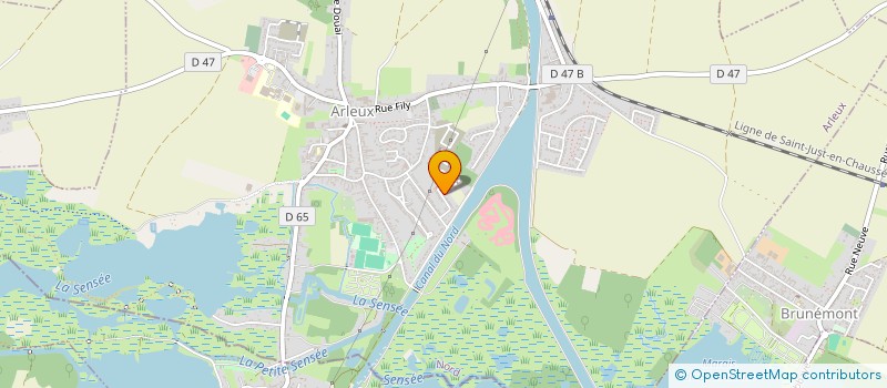 localisation de l'entreprise MADAME AURIANNE CRINIER  ARLEUX