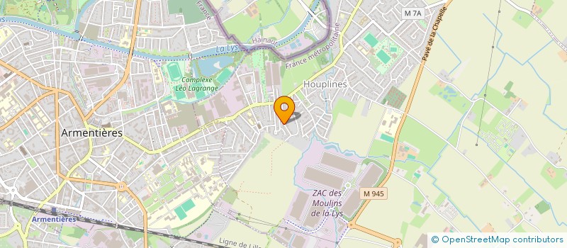 localisation de l'entreprise MADAME AURIANNE LESCOT  HOUPLINES