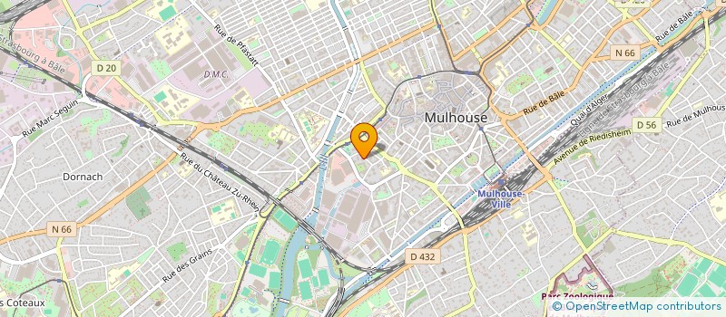 localisation de l'entreprise MADAME AURIANNE LOISON  MULHOUSE