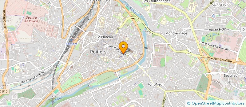 localisation de l'entreprise MADAME AURICA LACATUS  POITIERS