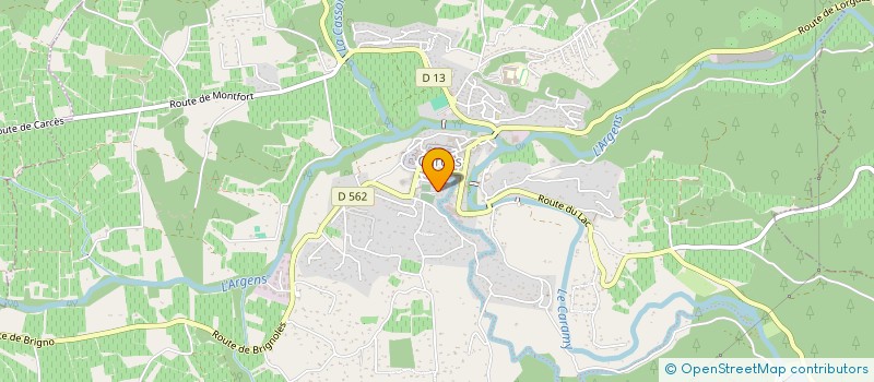 localisation de l'entreprise MADAME AURICA ROZALIA BUDISAN  CARCES