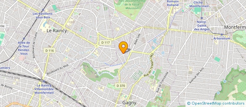 localisation de l'entreprise MADAME AURICELIA LIRA  GAGNY