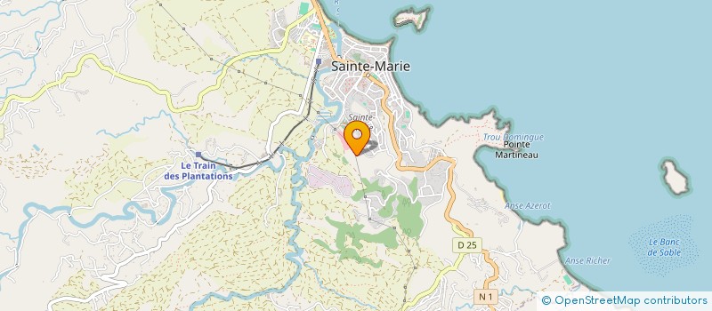 localisation de l'entreprise MADAME AURLANE MARTIAL à SAINTE-MARIE