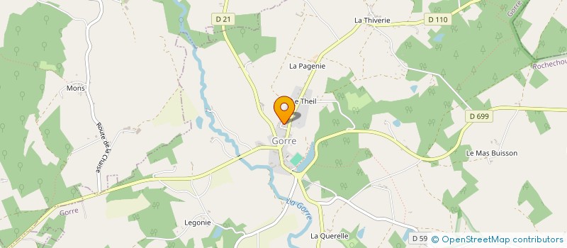 localisation de l'entreprise MADAME AURLIE TRICART à GORRE