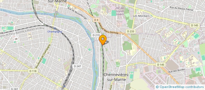 localisation de l'entreprise MADAME AURNELA CAPITAO  CHENNEVIERES-SUR-MARNE