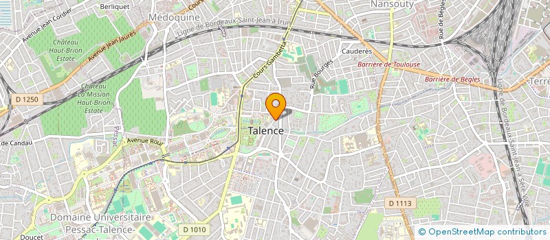 localisation de l'entreprise MADAME AURORA BAICU  TALENCE