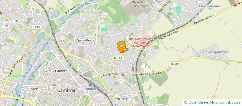 localisation de l'entreprise MADAME AURORA BALTAZAR SAJVADO  CAMBRAI